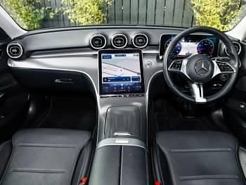 Used Mercedes C200 204 HP (150 kW) 2022 Metallic paintwork graphite grey Sedan