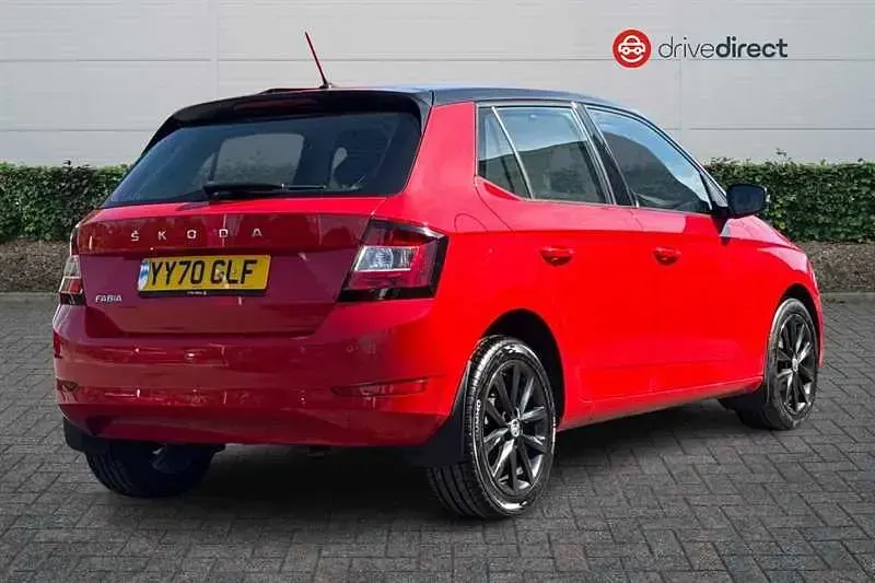 Used Skoda Fabia Colour Edition 95 HP (69 kW) 2020 Red Hatchback