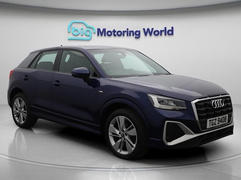 Blue Used 2021 Audi Q2 S-Line SUV | £18,100 (Super price) - Image 1/4