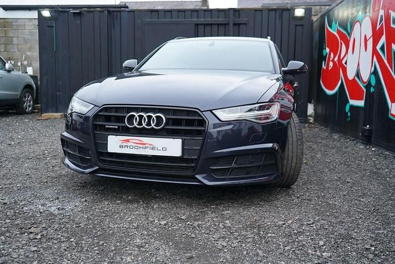 Used Audi A6 Black Edition 320 HP (235 kW) 2018 Blue Estate