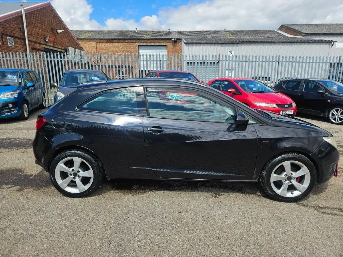 Used Seat Ibiza SE 85 HP (62 kW) 2009 Black Hatchback