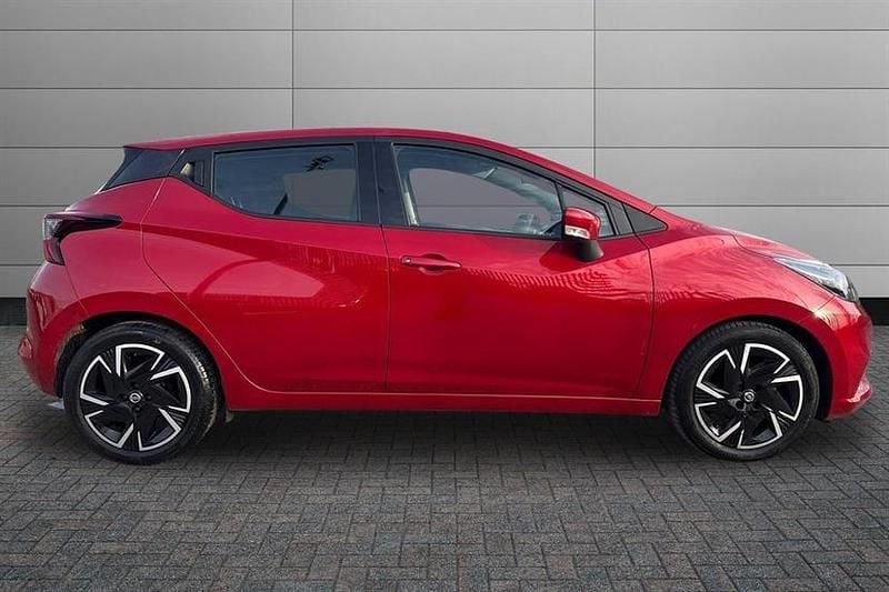 Used Nissan Micra Acenta 92 HP (67 kW) 2021 Red Hatchback