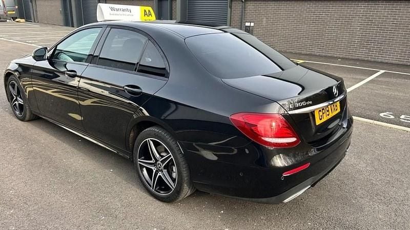 Used Mercedes E300 AMG line 2019 Black Sedan