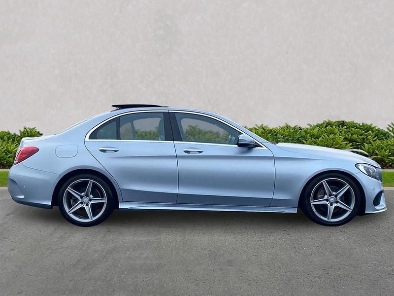Used Mercedes C220 AMG Line Premium Plus 2016 Silver Sedan