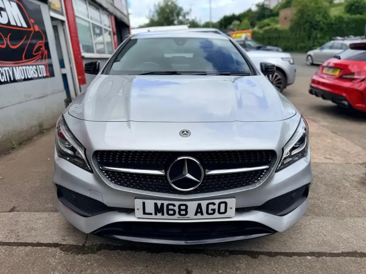 Used Mercedes CLA200 AMG line 156 HP (114 kW) 2018 Silver Sedan