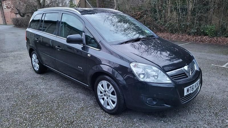 Black Used 2012 Vauxhall Zafira Elite MPV | £1,595 (Good price) - Image 1/4