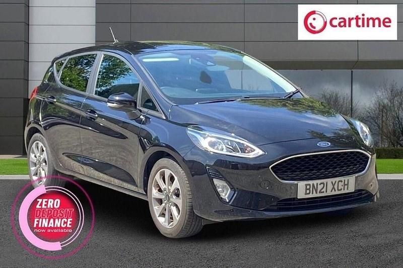 Black Used 2021 Ford Fiesta Trend Hatchback | £10,534 (Good price) - Image 1/4