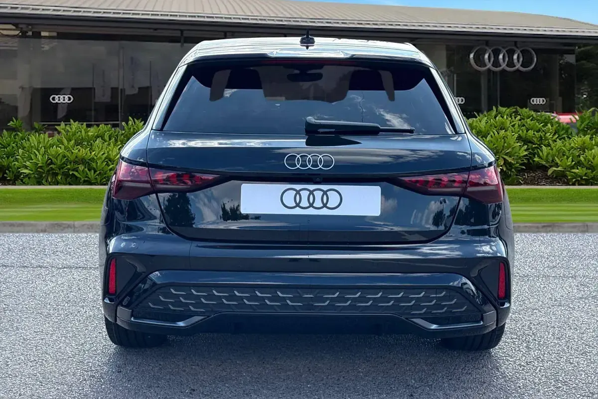 New Audi A3 Sportback S-Line 2026 Black Hatchback