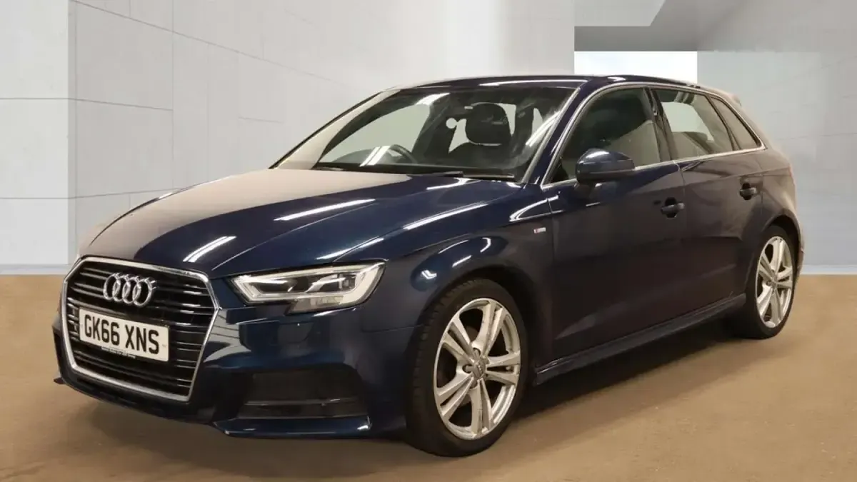 Used Audi A3 Sportback S-Line 2016 Blue Hatchback