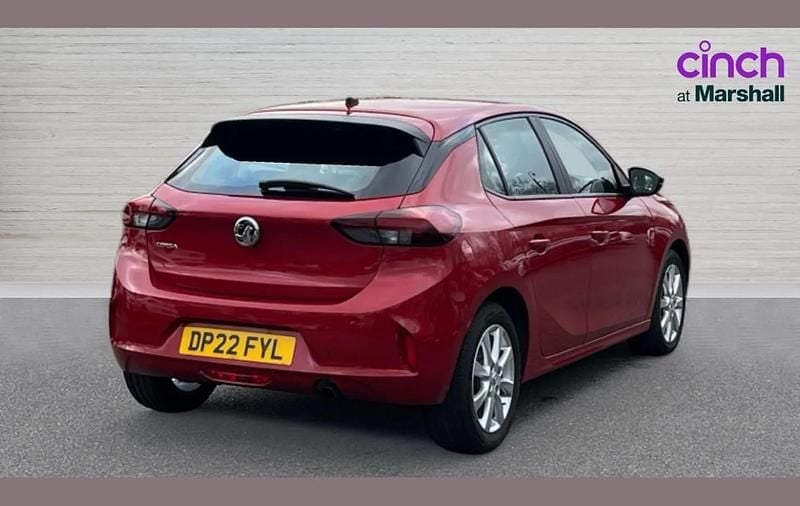 Used Vauxhall Corsa Design Edition 73 HP (53 kW) 2022 Red Hatchback