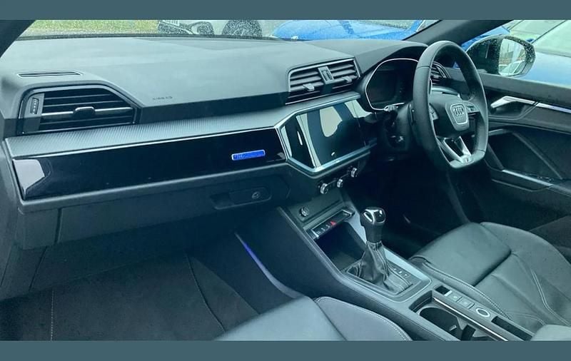 Used Audi Q3 Black Edition 150 HP (110 kW) 2025 Blue SUV