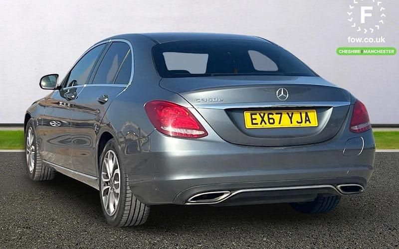 Begagnad Mercedes C350e 293 HK (215 kW) 2017 Grå Sedan