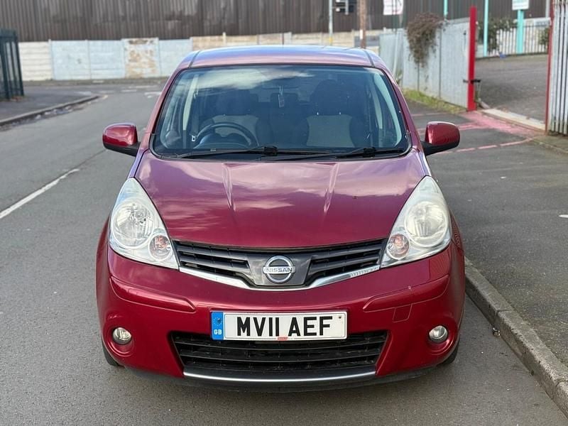 Used Nissan Note N-TEC 88 HP (64 kW) 2011 Red Hatchback