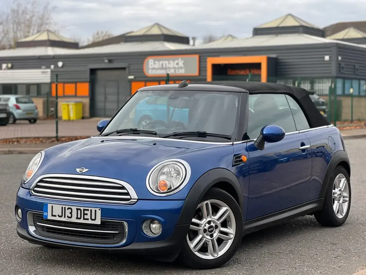 Used Mini Cooper Cabriolet 122 HP (89 kW) 2013 Blue Cabriolet