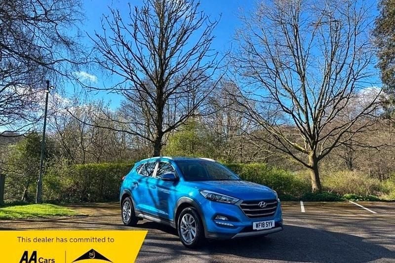 Used Hyundai Tucson SE 141 HP (103 kW) 2018 Blue SUV