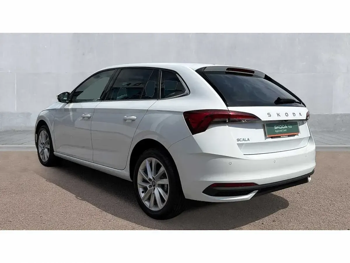 Used Skoda Scala SE L 116 HP (85 kW) 2026 Moon white metallic Hatchback