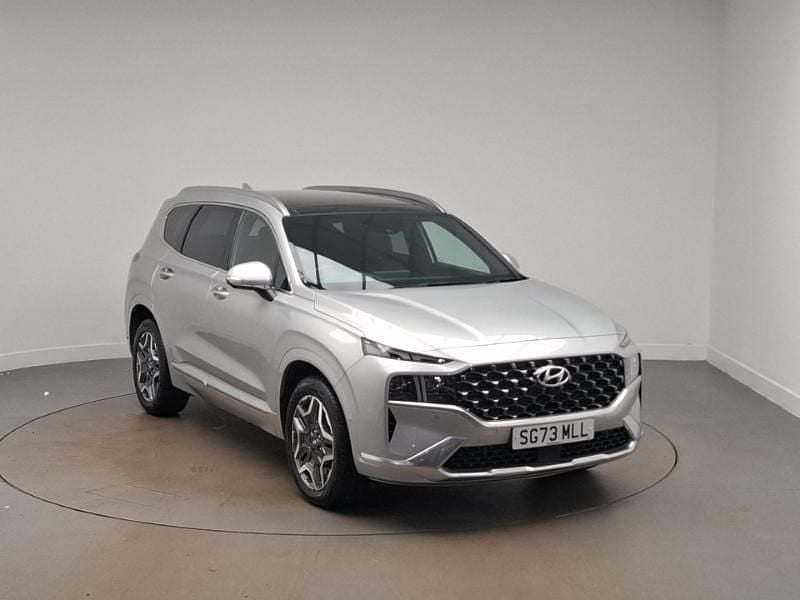 Silver Used 2023 Hyundai Santa Fe Ultimate SUV | £33,498 (Fair price) - Image 1/4