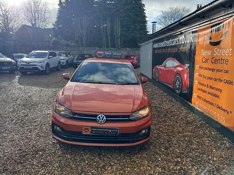 Used VW Polo R-line 115 HP (84 kW) 2020 Orange Hatchback