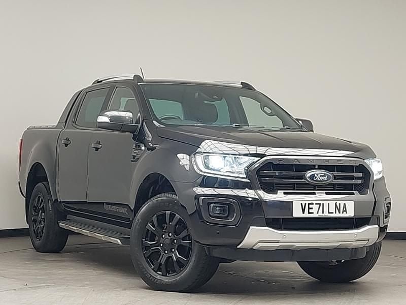 Black Used 2022 Ford Ranger Wildtrack Pickup | £18,998 (Super price) - Image 1/4
