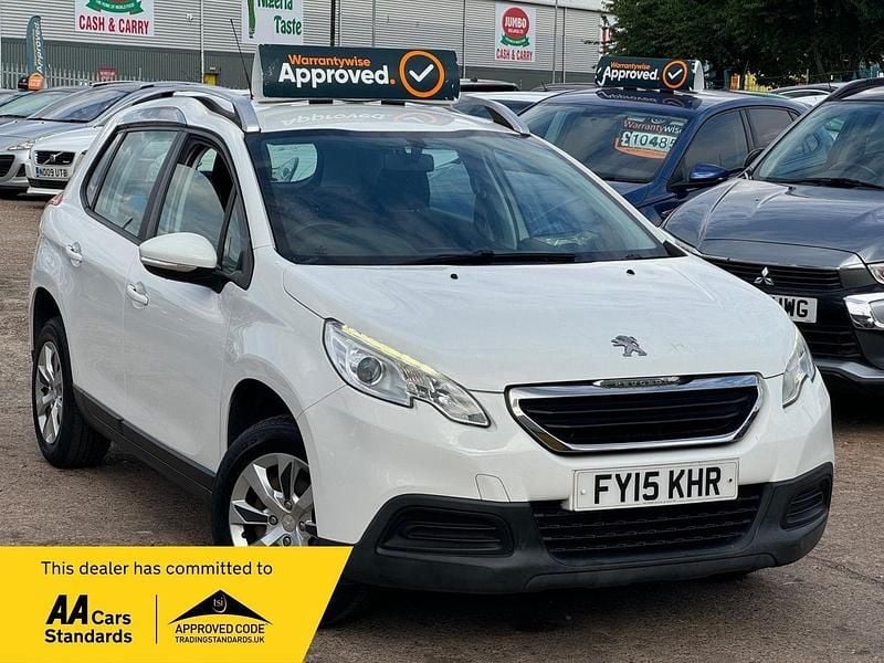 White Used 2015 Peugeot 2008 Access SUV | £3,975 (Good price) - Image 1/3