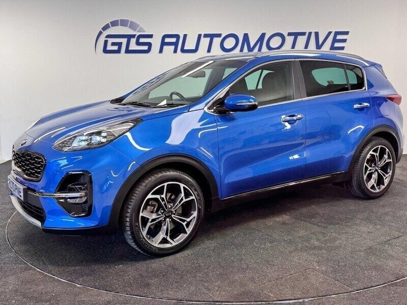 Blue Used 2021 Kia Sportage GT-Line SUV | £16,490 (Fair price) - Image 1/4