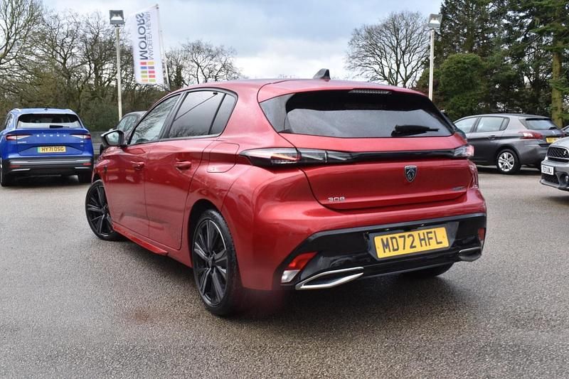 Gebraucht Peugeot 308 Premium 2022 Rot Kleinwagen