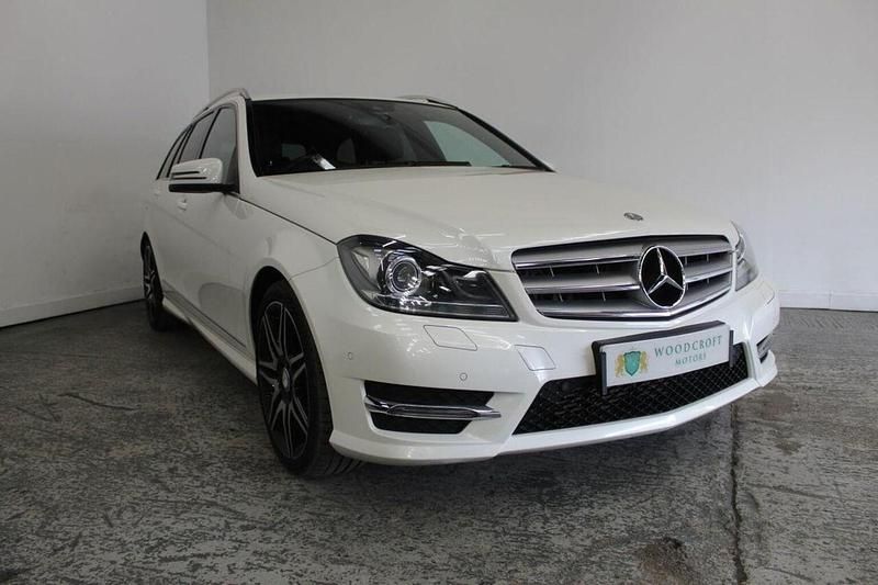 White Used 2012 Mercedes C350 AMG Estate | £8,995 (Fair price) - Image 1/3