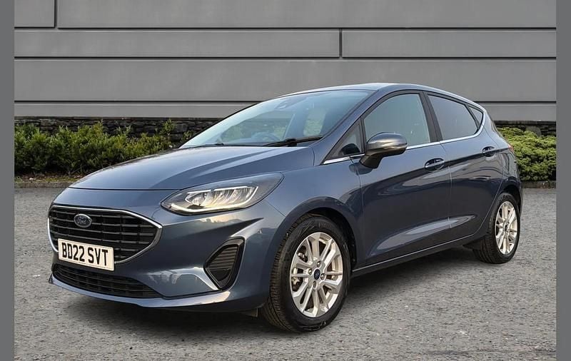 Used Ford Fiesta Titanium 125 HP (91 kW) 2022 Blue Hatchback