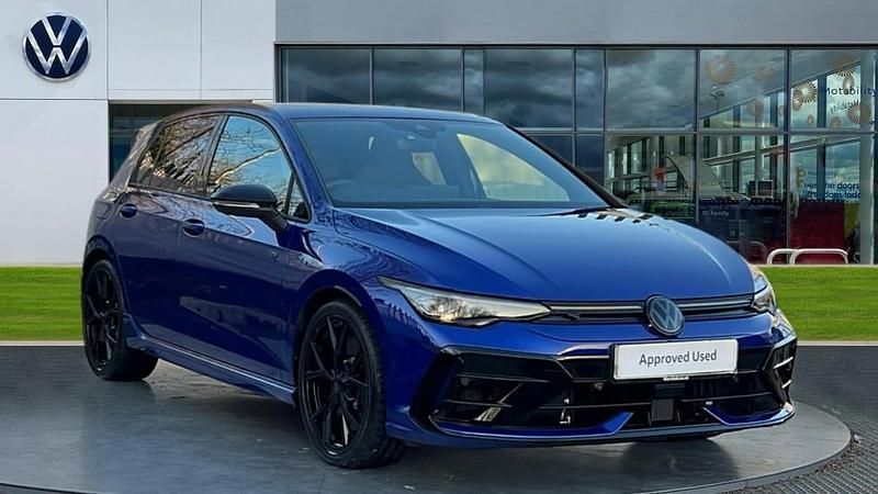 Used VW Golf VIII Black Edition 333 HP (244 kW) 2025 Lapiz blue premium metallic Hatchback