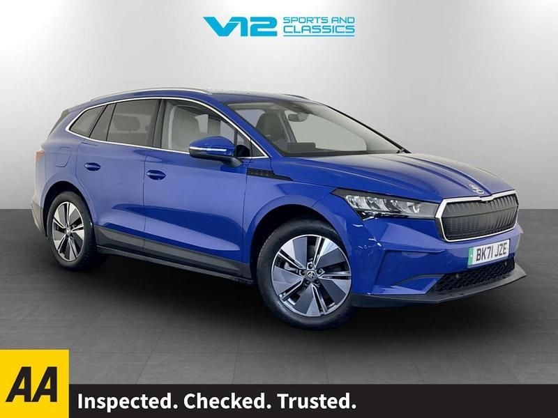 Blue Used 2021 Skoda Enyaq iV ecoSuite SUV | £19,795 (Good price) - Image 1/3