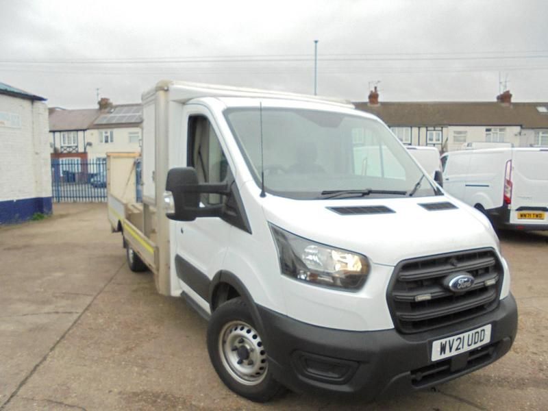 Used Ford Transit 130 HP (95 kW) 2021 White Pickup