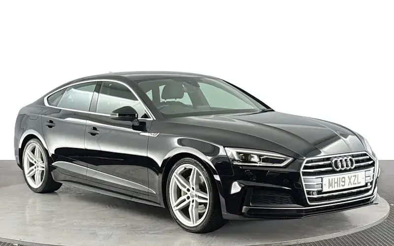 Used Audi A5 Sportback S-Line 190 HP (139 kW) 2019 Black Hatchback