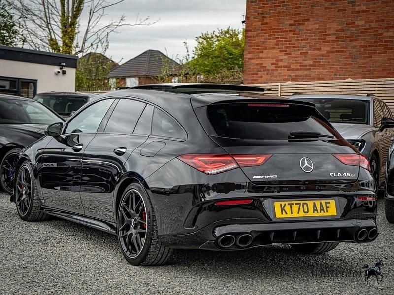 Used Mercedes CLA45 AMG 421 HP (309 kW) 2021 Black Estate