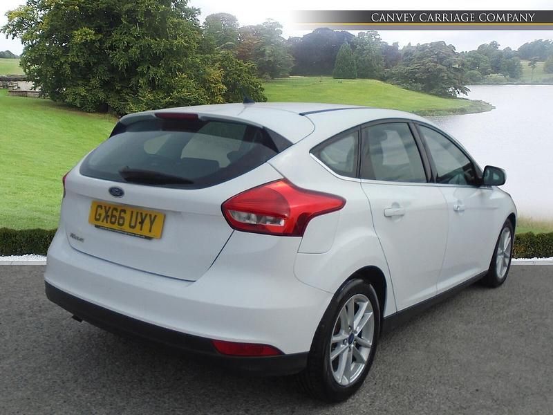 Used Ford Focus Zetec 120 HP (88 kW) 2016 White Hatchback