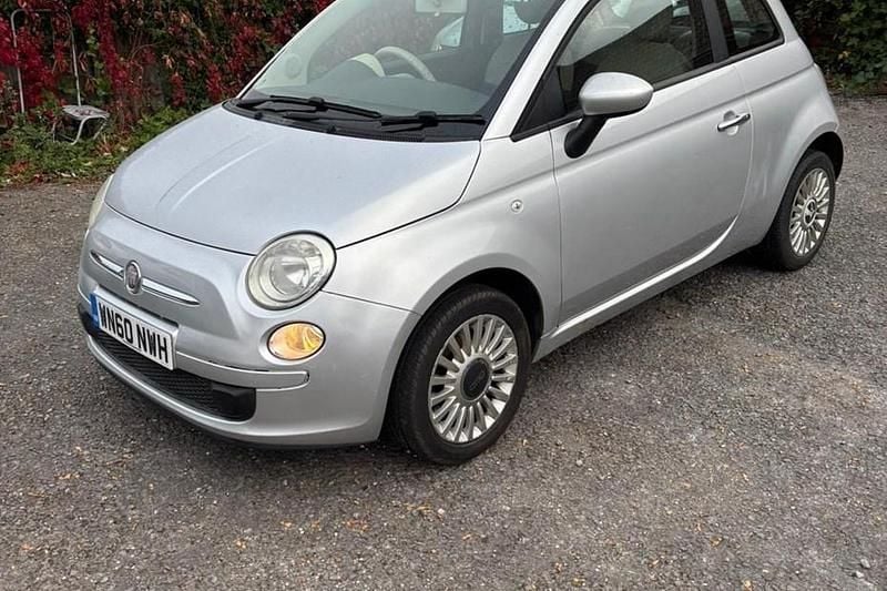 Silver Used 2010 Fiat 500 Pop Hatchback | £1,595 (Good price) - Image 1/1