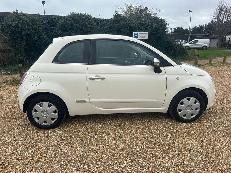 Used Fiat 500 Pop 69 HP (50 kW) 2009 White Cabriolet
