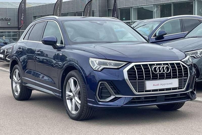 Blue Used 2022 Audi Q3 S-Line SUV | £24,900 (Super price) - Image 1/4