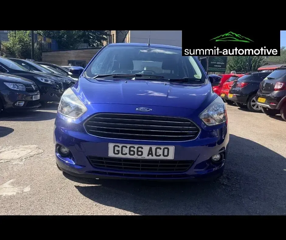 Used Ford Ka Plus Zetec 70 HP (51 kW) 2017 Blue Hatchback