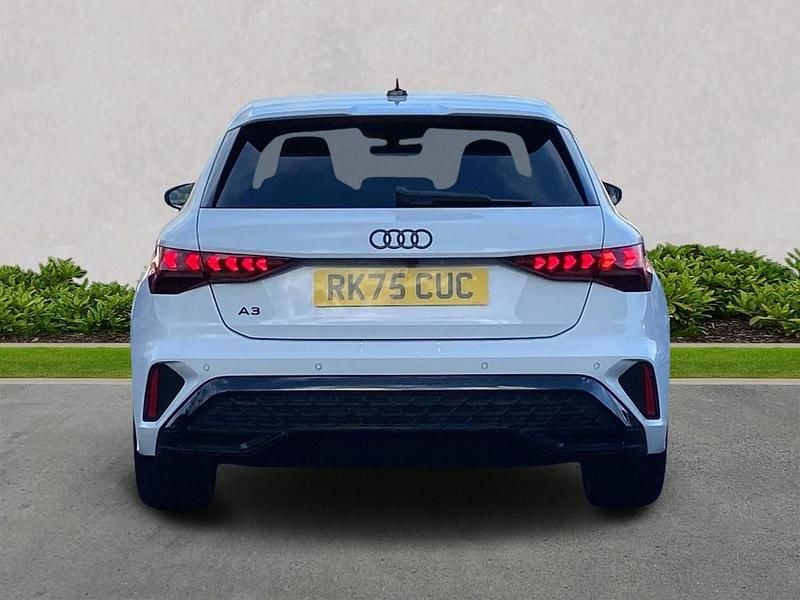Used Audi A3 Black Edition 150 HP (110 kW) 2025 White Hatchback