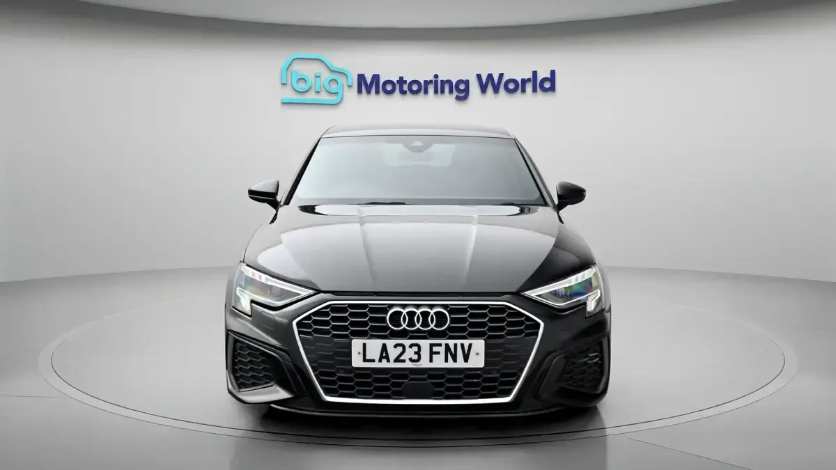 Used Audi A3 S-Line 110 HP (80 kW) 2023 Black Sedan