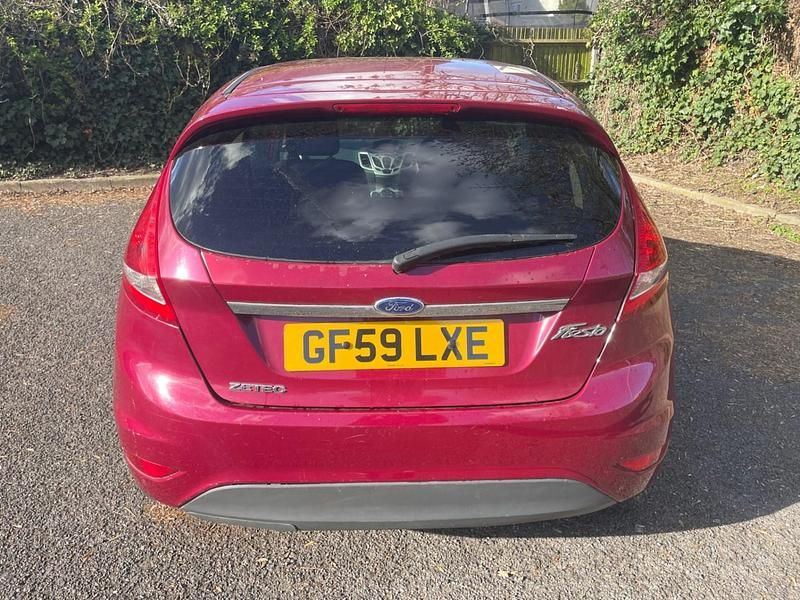 Used Ford Fiesta Zetec 2009 Red Hatchback
