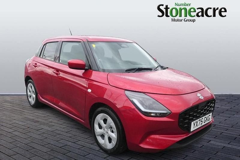 New Suzuki Swift 82 HP (60 kW) 2025 Red Hatchback