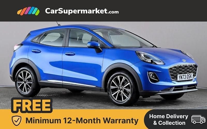 Blue Used 2023 Ford Puma Gen-E Titanium Hatchback | £16,197 (Good price) - Image 1/4
