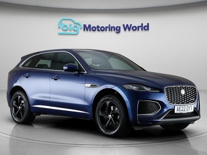 Blue Used 2022 Jaguar F-Pace R-Dynamic SUV | £28,500 (Good price) - Image 1/4