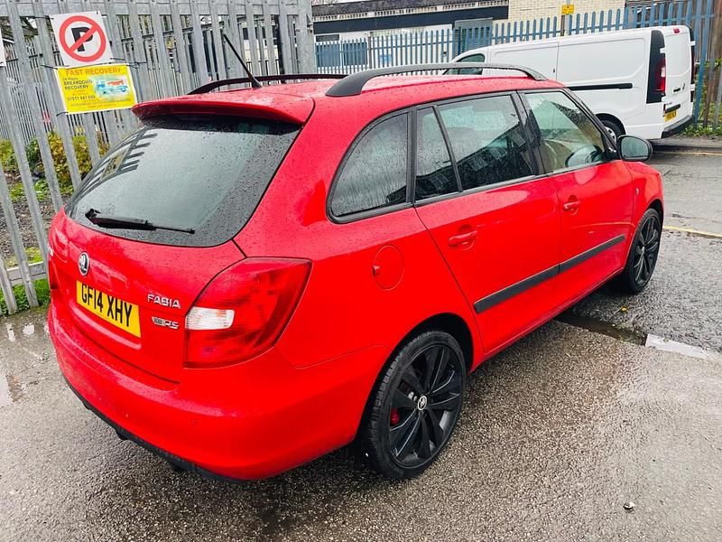 Used Skoda Fabia vRS 180 HP (132 kW) 2014 Red Estate