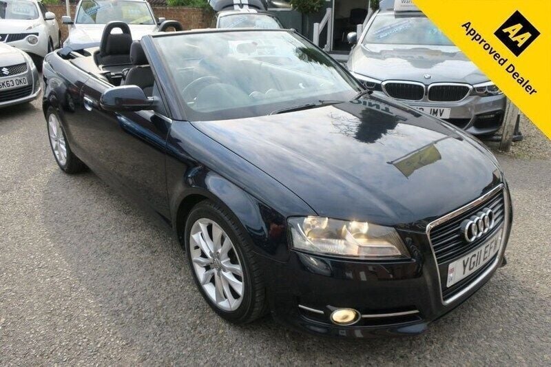 Blue Used 2011 Audi A3 Cabriolet Sport Cabriolet | £4,694 (Fair price) - Image 1/3