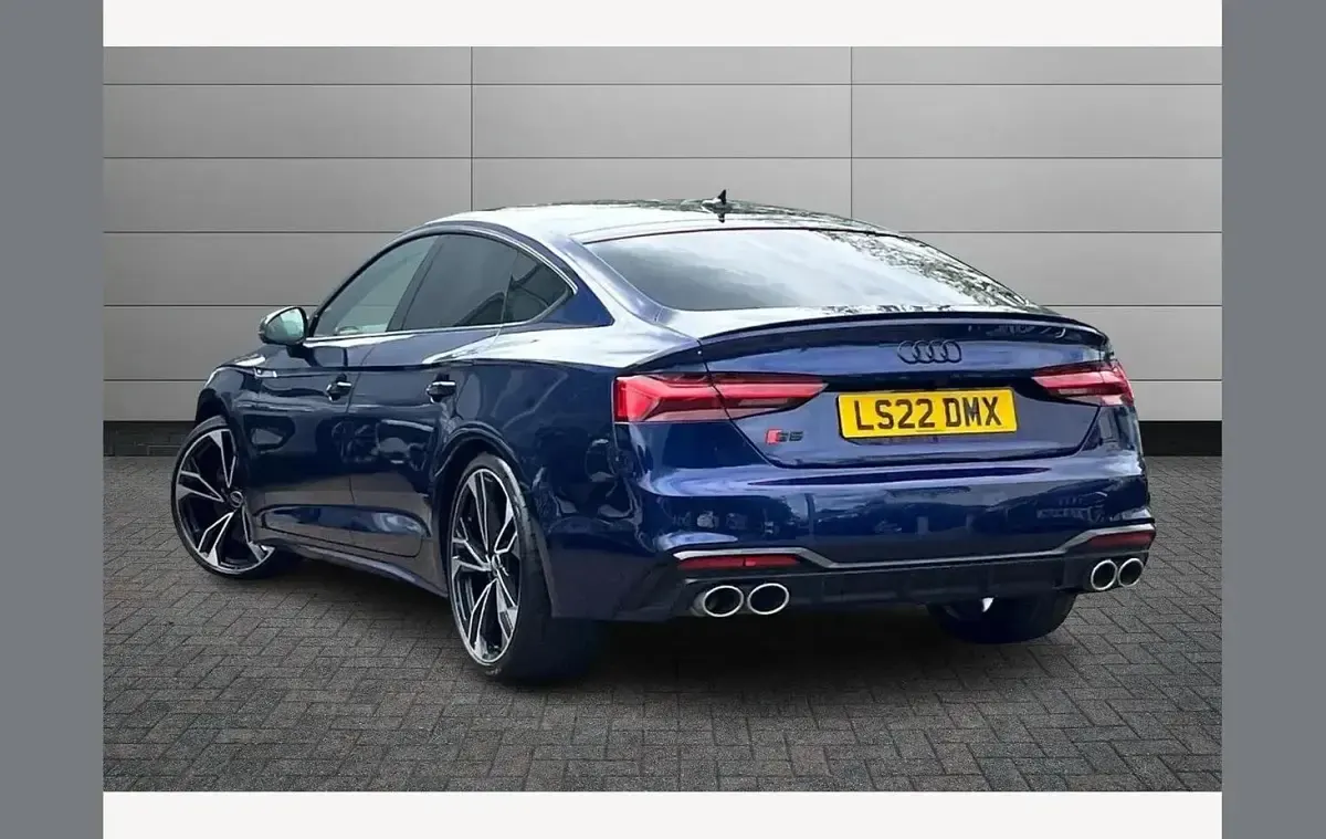 Used Audi A5 Black Edition 341 HP (250 kW) 2022 Blue Coupe