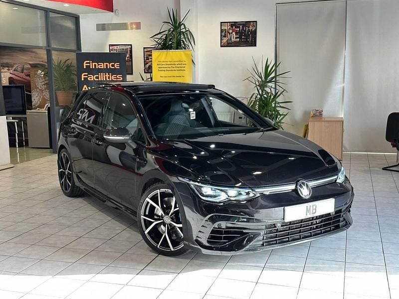 Black Used 2021 VW Golf VIII R Hatchback | £27,995 (Expensive) - Image 1/4
