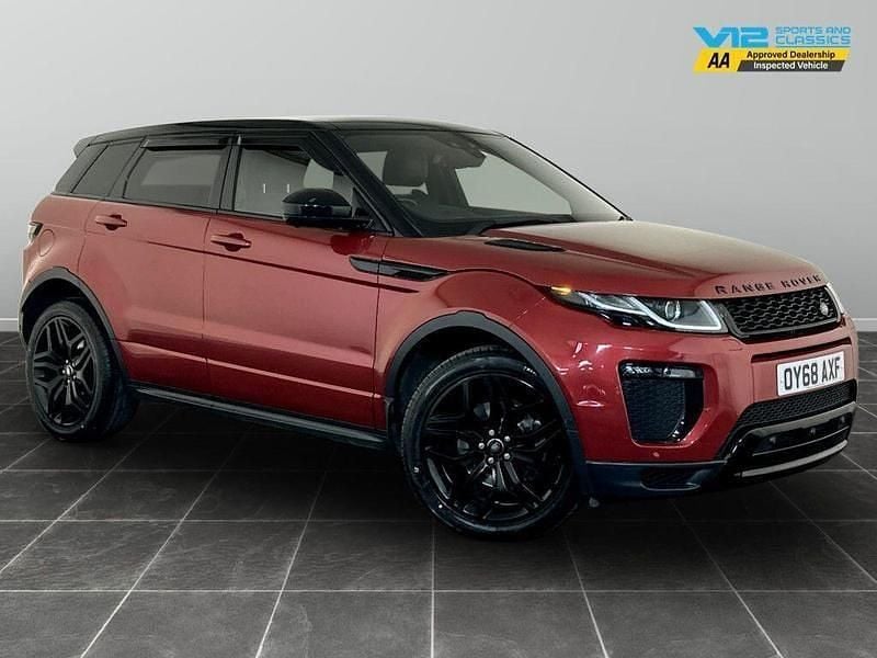 Red Used 2018 Land Rover Range Rover evoque HSE Dynamic SUV | £11,895 (Super price) - Image 1/2