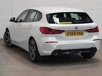 Used BMW 116 Sport Line 116 HP (85 kW) 2019 White Hatchback